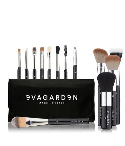 Set 13 Brushes Complete With Holder EVA GARDEN
