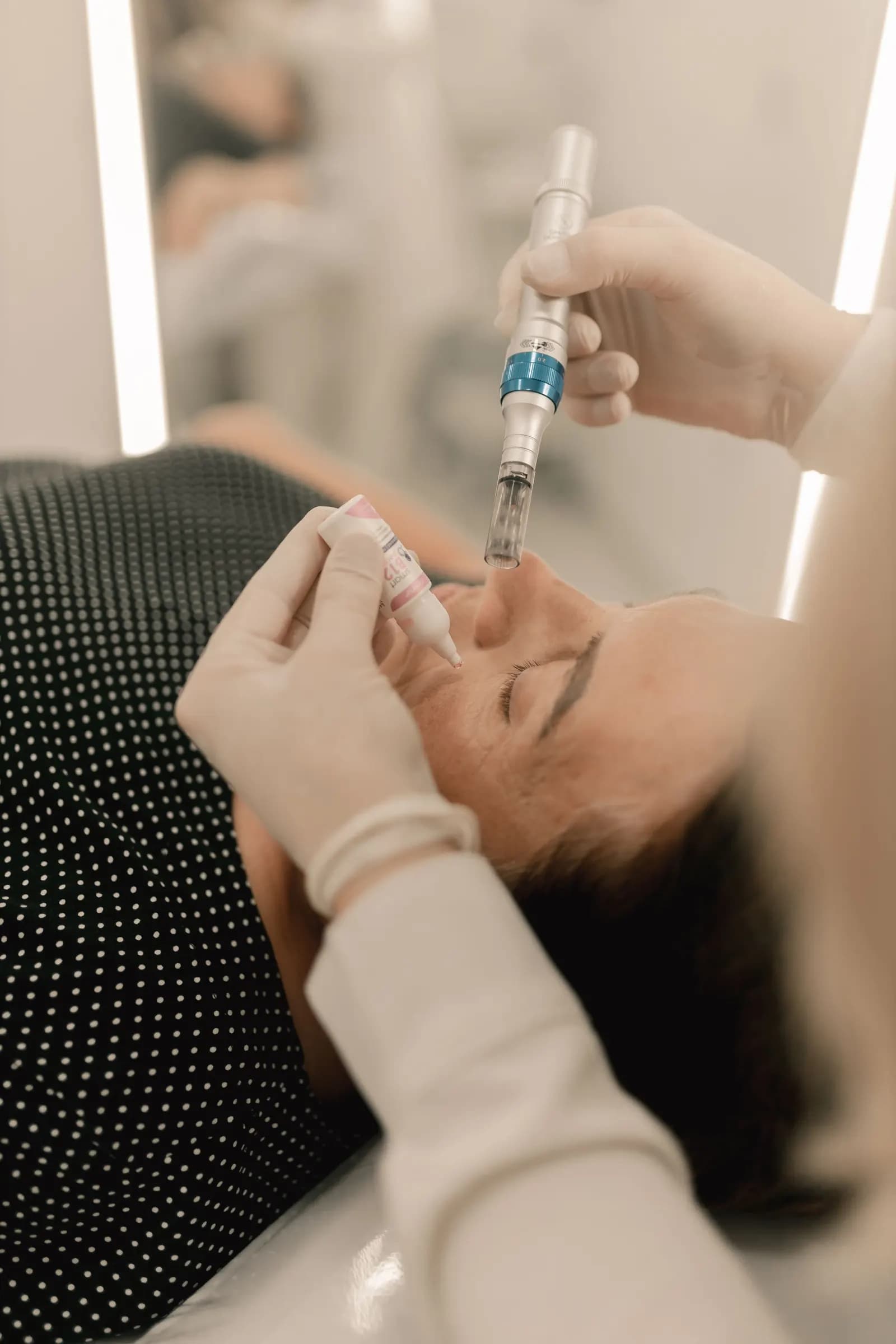 Cosmetic mesotherapy with SkinPen